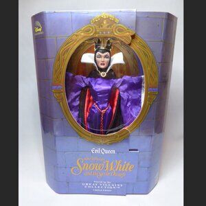 NEW 1998 LE DISNEY MATTEL 4th GREAT VILLAINS 12” SNOW WHITE EVIL QUEEN DOLL